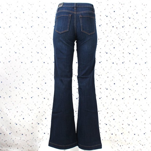 Wax Jean Wide Leg Denim Jeans Dark Size 1 Junior Size - Picture 6 of 8